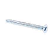 PRIME-LINE Machine Screw, Flat Head, Phillip Drive #4-40 X 1-1/4in Zinc Plated Steel 100PK 9000386